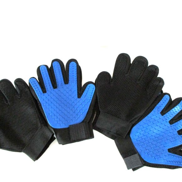 Gloves 1 Pair Pet Grooming Dog Cat Deshed Massage - Picture 4 of 8